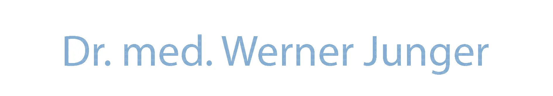 Dr. med. Werner Junger